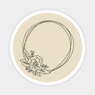 floral wreath Magnet